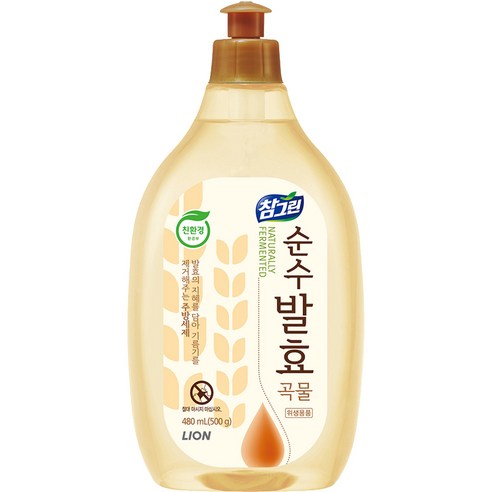참그린 순수발효 곡물주방세제, 1개, 500g