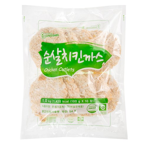 바삭바삭하고 담백한 풍미의 상신 순살 치킨까스로 가족과 함께 즐거운 식사를 만드세요.