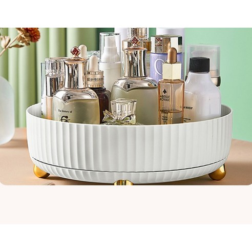 주방 공간 정리와 최적화를 위한 다용도 회전트레이 정리함