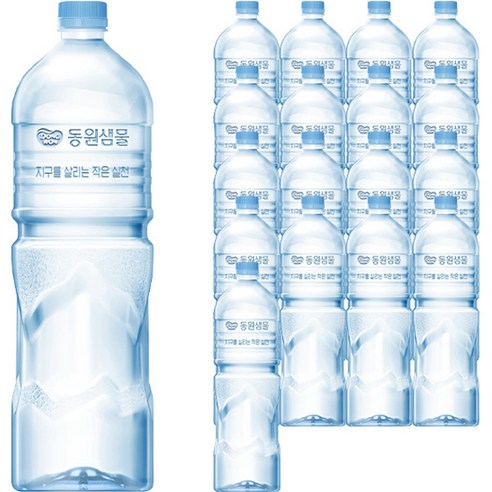 동원샘물 생수 무라벨, 2L, 18개