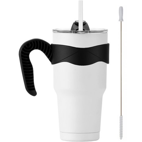 리본제이 스테인리스 진공 텀블러, 화이트, 600ml, 1개