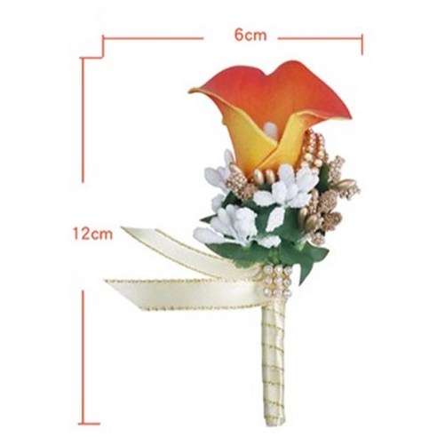 다양한 용도와 형태로 사용할 수 있는 오즈니 칼라 꽃 큐빅 부토니에