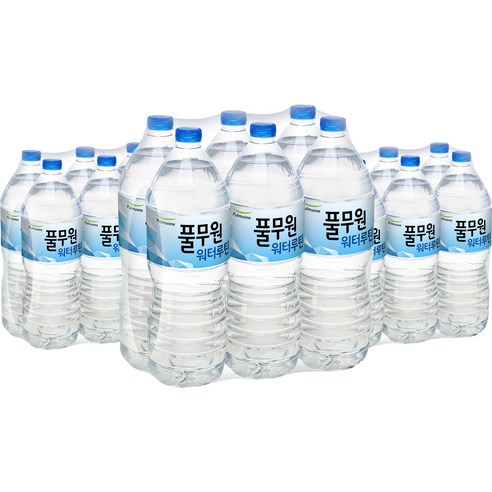 풀무원샘물 워터루틴, 2L, 18개