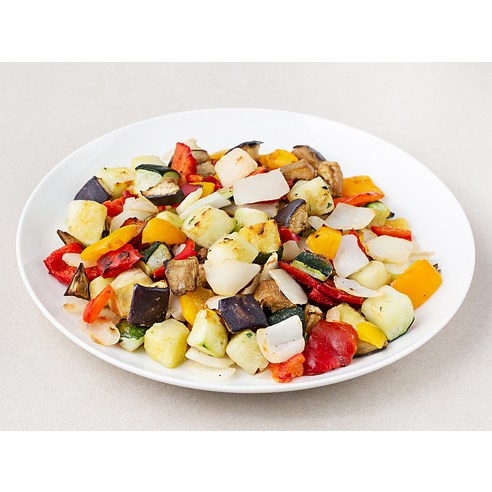 칼퇴 후 10분 만찬, 냉동 구운 야채 믹스로 건강을 더하세요!