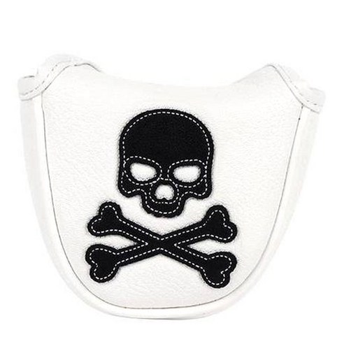 엠피케이 스컬 스티치 말렛퍼터 헤드커버, 화이트 커버스티치