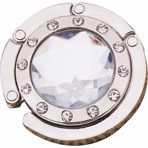 라운드 큐빅 접이식 가방걸이 직경 4.4cm, 1개, A 011