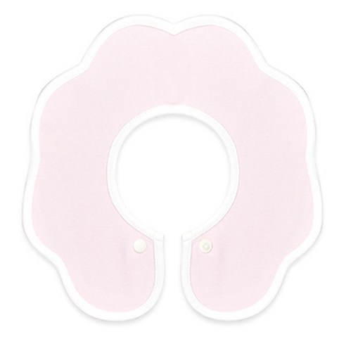 양면 롤링턱받이, 무지 연핑크, 1개, 1개입