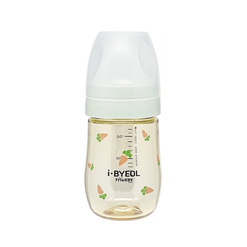 아이별프렌즈 PPSU 아기 캐럿 젖병 180ml, 노꼭지, 민트, 1개