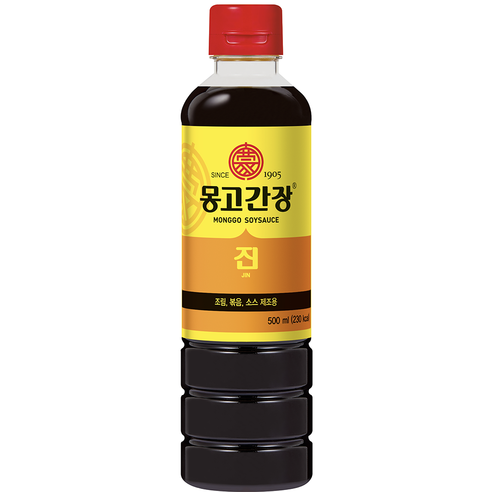 몽고식품 몽고 진간장, 1개, 500ml