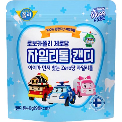 로보카폴리 제로당 자일리톨 캔디 40g, 1개