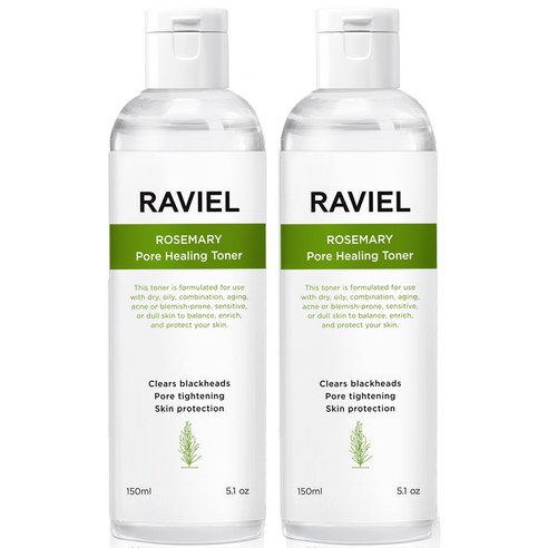 라비엘 로즈마리 모공 토너, 150ml, 2개