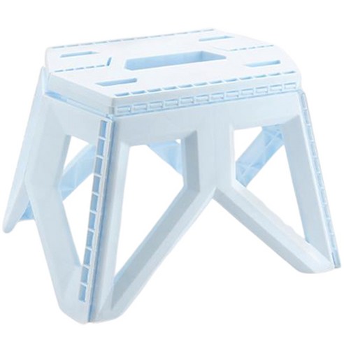 따봉오빠 접이식 캠핑 다용도 워터 저그 받침대 의자 35 x 28 x 23.5 cm JNH1029, 블루, 1개