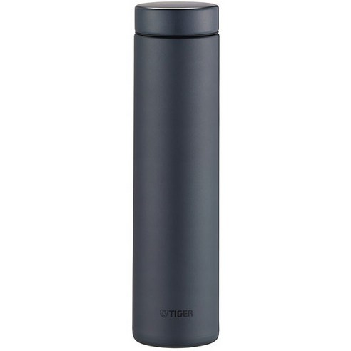 타이거 수퍼클린 플러스 머그형 보온 보냉병 MMZ-K060, 스틸블랙 KS, 600ml