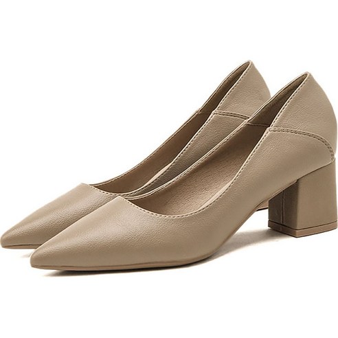 레인보우 데이트룩 발편한 소프트 펌프스