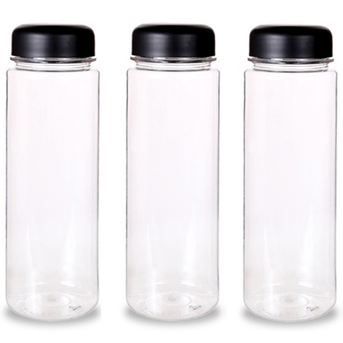 MAKA 클린 트라이탄 마이보틀 3p, 블랙, 500ml, 3개