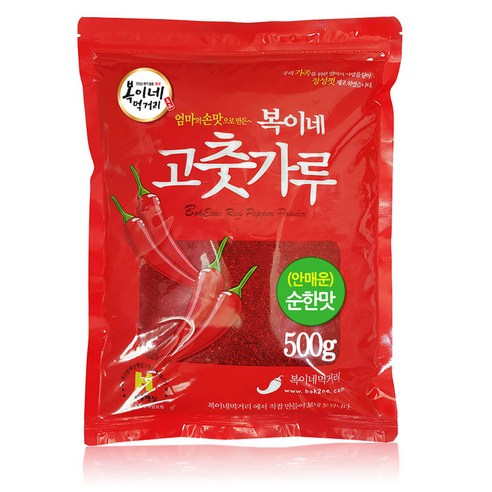복이네먹거리 고춧가루 안매운 순한맛, 500g, 1개