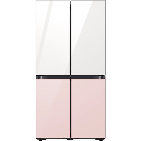 소중한 날을 위한 인기좋은 냉장고4도어 아이템으로 스타일링하세요. 삼성 전자 비스포크 4도어 냉장고 글래스 875L: 혁신과 편리의 조화