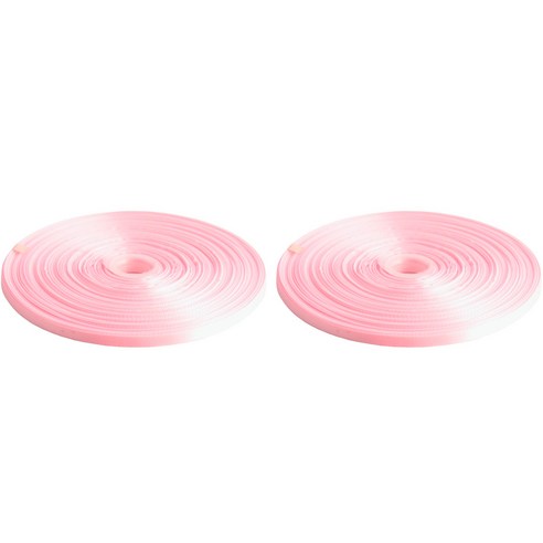 아이엔피 공단리본 2개 6mm, 013 핑크, 90m
