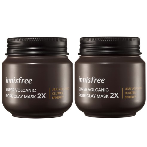 이니스프리 수퍼 화산송이 모공 마스크 100ml, 1개입, 2개