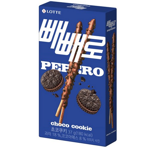 롯데 빼빼로 초코쿠키, 37g, 1개
