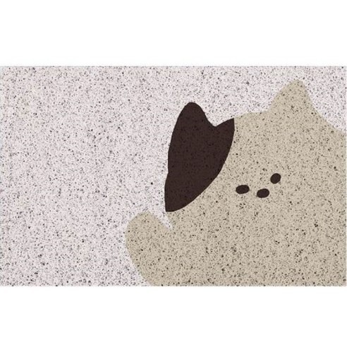 양드레 미끄럼방지 현관 코일매트 60 x 90 cm, 고양이, 1개