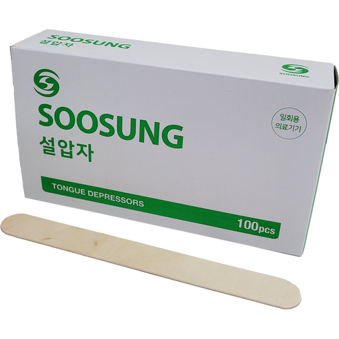 혀누르개 100p, 1개