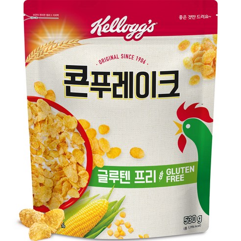 켈로그 콘 푸레이크, 530g, 2개