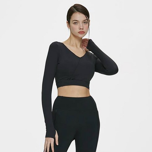 뮬라웨어 여성용 오버랩 패드 타입 롱 슬리브 AWSDBR024