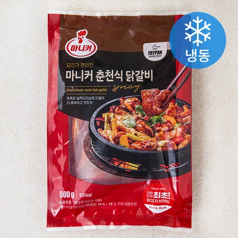 마니커 춘천식 닭갈비 (냉동), 500g, 1개