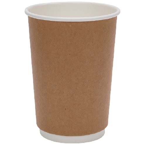 공컵 무지 크라프트 이중 종이컵 390ml 200p, 200개입, 1개