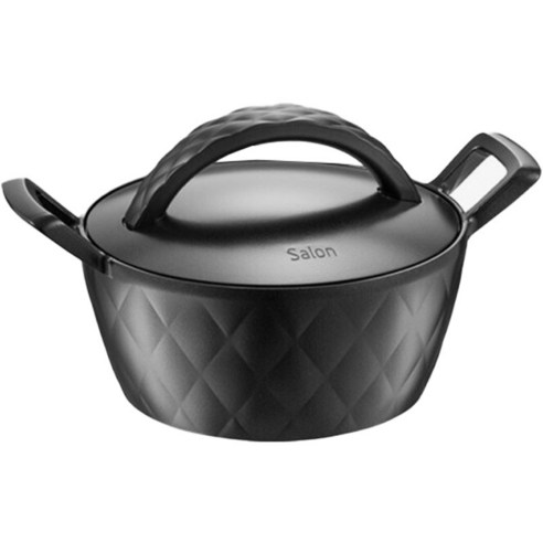 락앤락 인덕션 살롱 IH 양수냄비, 블랙, 1개