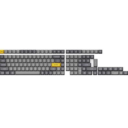 키크론 Double Shot OSA Type-A 키보드 풀세트 KR, 라이트 그레이, PBT-40, 일반형