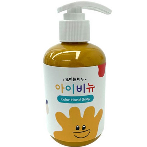아이비뉴 유아용 손세정제 200g, 노랑색, 1개