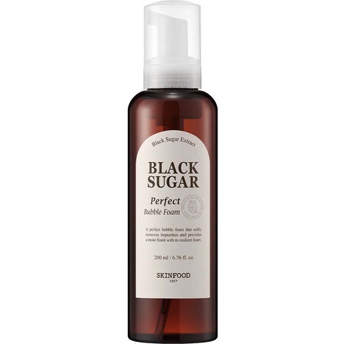 스킨푸드 블랙슈가 퍼펙트 버블폼, 3개, 200ml