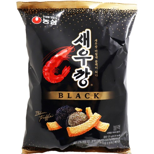 새우깡 블랙, 125g, 1개