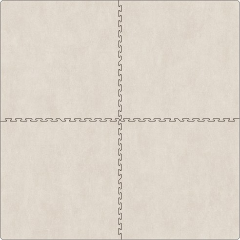 맘편한 매트 슈퍼 100 x 100 x 4 cm, 네츄럴 스톤, 4개