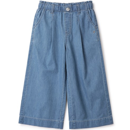 레노마키즈 여아용 세미 와이드 프릴 데님 팬츠 R2320Q250