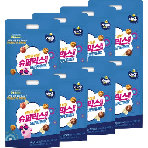 제이앤이 커널스 슈퍼믹스 팝콘, 350g, 8개