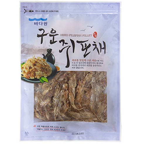 바다원 구운 쥐포채, 150g, 2개