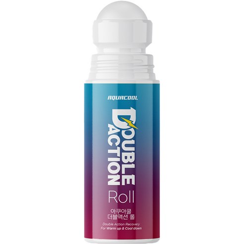 아쿠아쿨 더블액션 롤 쿨 핫 이중케어 리커버리, 100ml, 1개