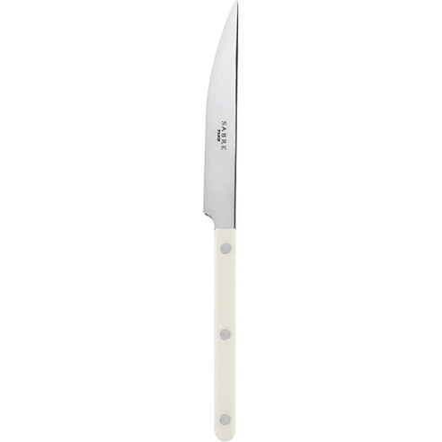 사브르 비스트로 샤이니 디너나이프 23.5cm, 아이보리, 1개