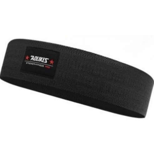 퀸즈네스트 피트니스 요가 밴드, 블랙, 1개