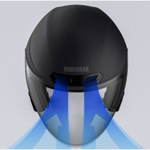 언더바 U-03 오토바이 오픈페이스 헬멧 - 탁월한 보호 기능과 스타일리시한 디자인!