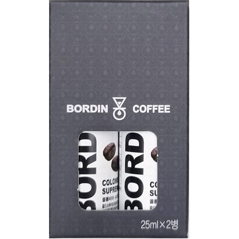 보르딘 콜드브루 더치커피 원액 콜롬비아 수프리모, 25ml, 2개입, 1개
