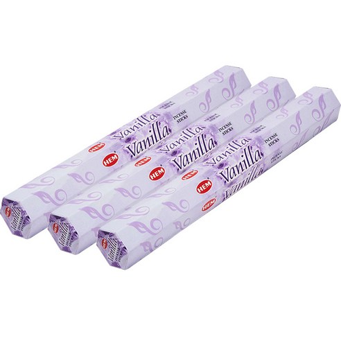 HEM 인센스 스틱 20개입 x 3p 세트, 바닐라