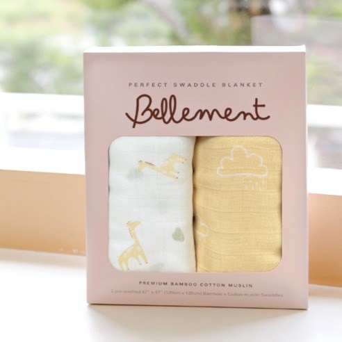 뱀부 코튼 속싸개로 아기에게 꿀잠을 선물하세요!