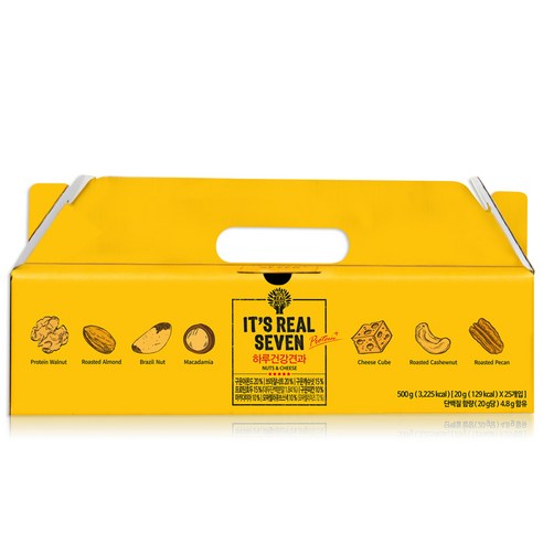 잇츠리얼넛츠 프로틴플러스 넛츠앤치즈 25p, 500g, 1개