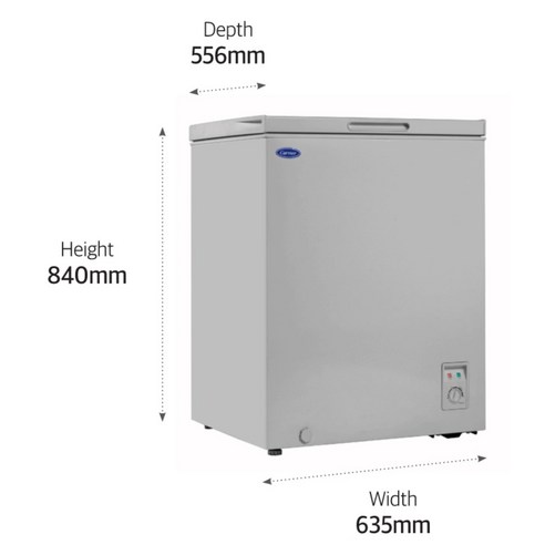 캐리어 다목적 냉동고 141L 방문설치: 소규모 주택, 주방, 상업용 공간에 이상적인 신뢰할 수 있는 냉동 솔루션