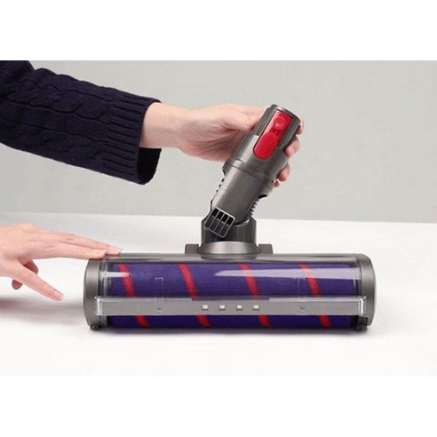 하우스필터 청소기 V7 / V8 / V10 / V11 전용 호환헤드 LED 듀얼 소프트 롤러