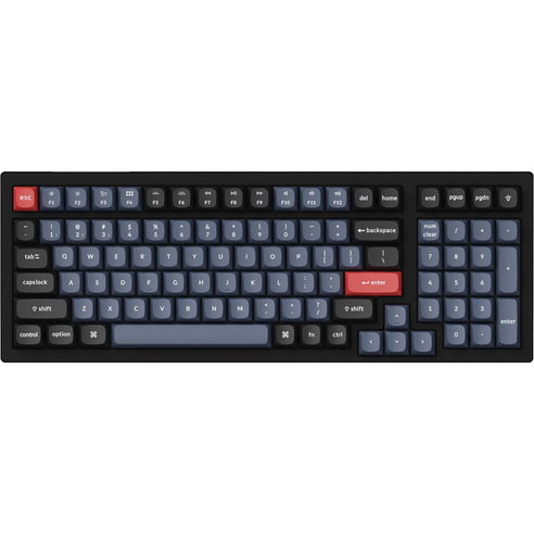 키크론 K4 PRO RGB 기계식 핫스왑 갈축 키보드, 텐키리스, 혼합색상, K4P-H3